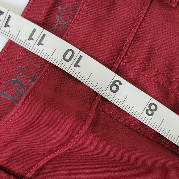 DG2 by Diane Gilman Wine Cropped Pants NWT SZ L P - Picture 9 of 13
